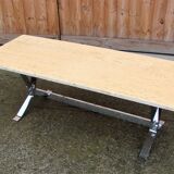 Travertine bench , 1970s