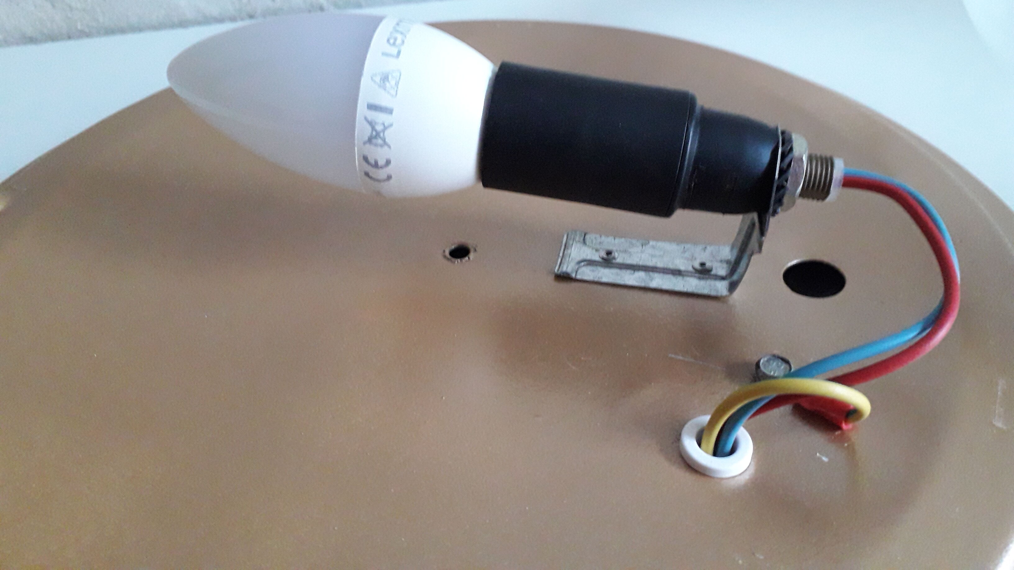 Holophane ceiling lamp