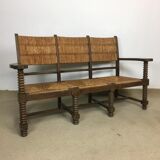 Mulched bench seat 3 seats