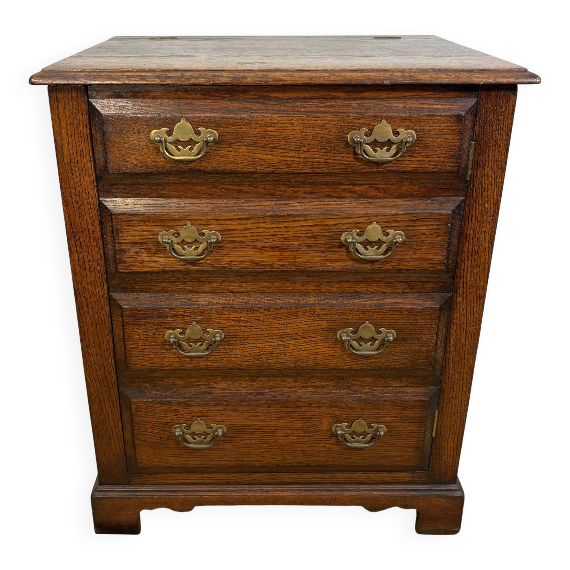 Vintage Antique-Style Record Cabinet – Chest of Drawers Look ca 1970  A cha