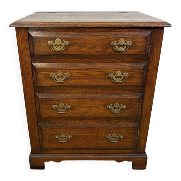 Vintage Antique-Style Record Cabinet – Chest of Drawers Look ca 1970  A cha