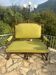 Richly carved solid wood bench in Louis XVI style.