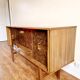 1950 / 1960 VINTAGE RETRO TWO TONE FORMICA SIDEBOARD GOLD HANDLES ALL ORIGINAL