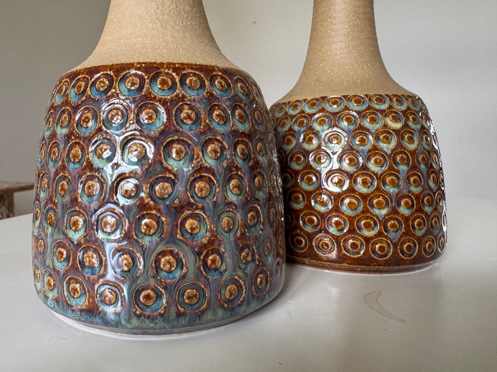 Table lamps by Einar Johansen for Søholm Stentøj, 1970s, set of 2