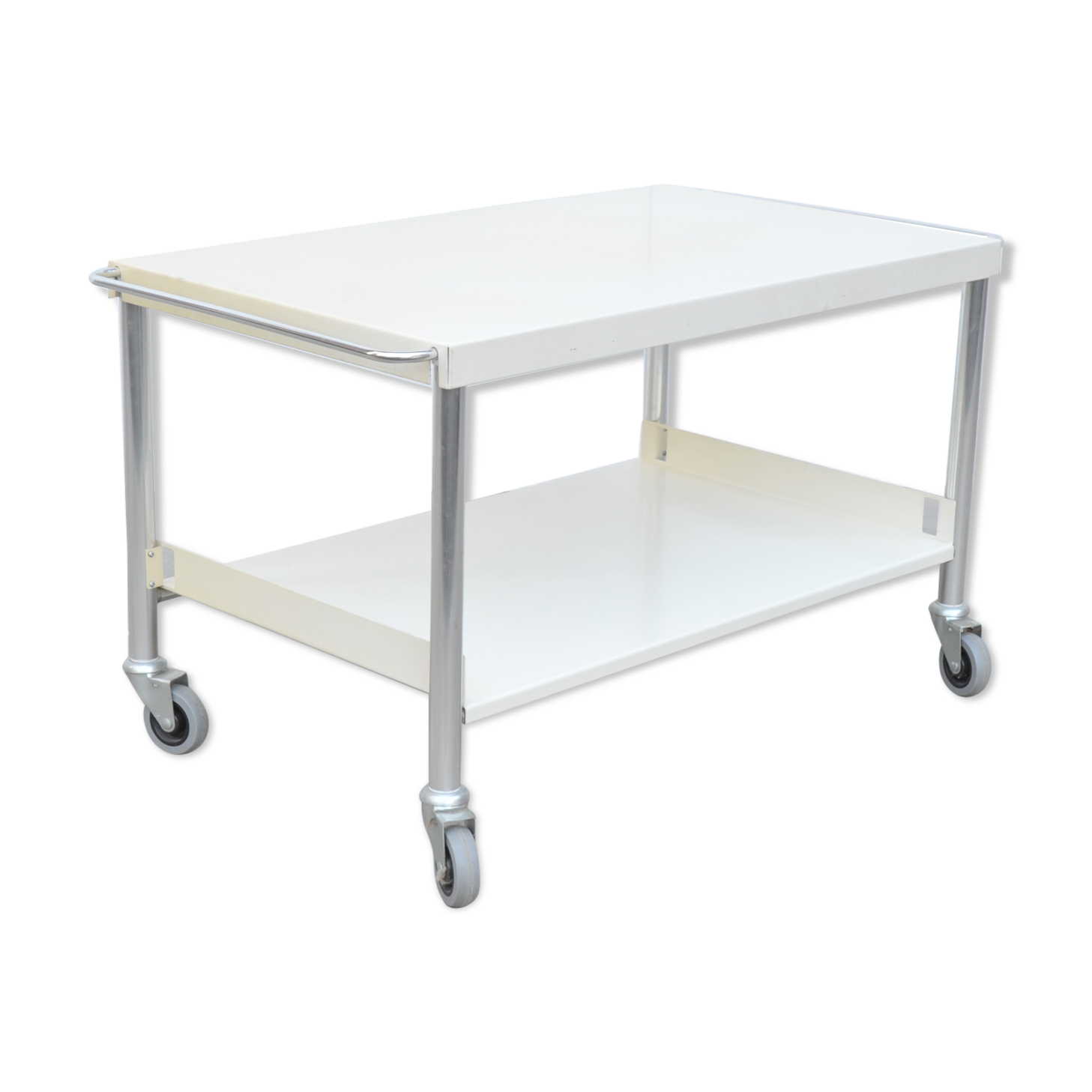 White metal trolley from the 60´s