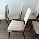 Série de 6 chaises design 1960