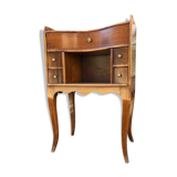 Vintage walnut regence style side table 1950