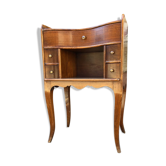 Vintage walnut regence style side table 1950