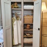 Old wooden cloakroom