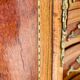 Commode style Louis XV en loupe d'orme et noyer