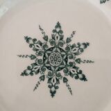 Plate foot shower porcelain opaque iron earth gien model annam