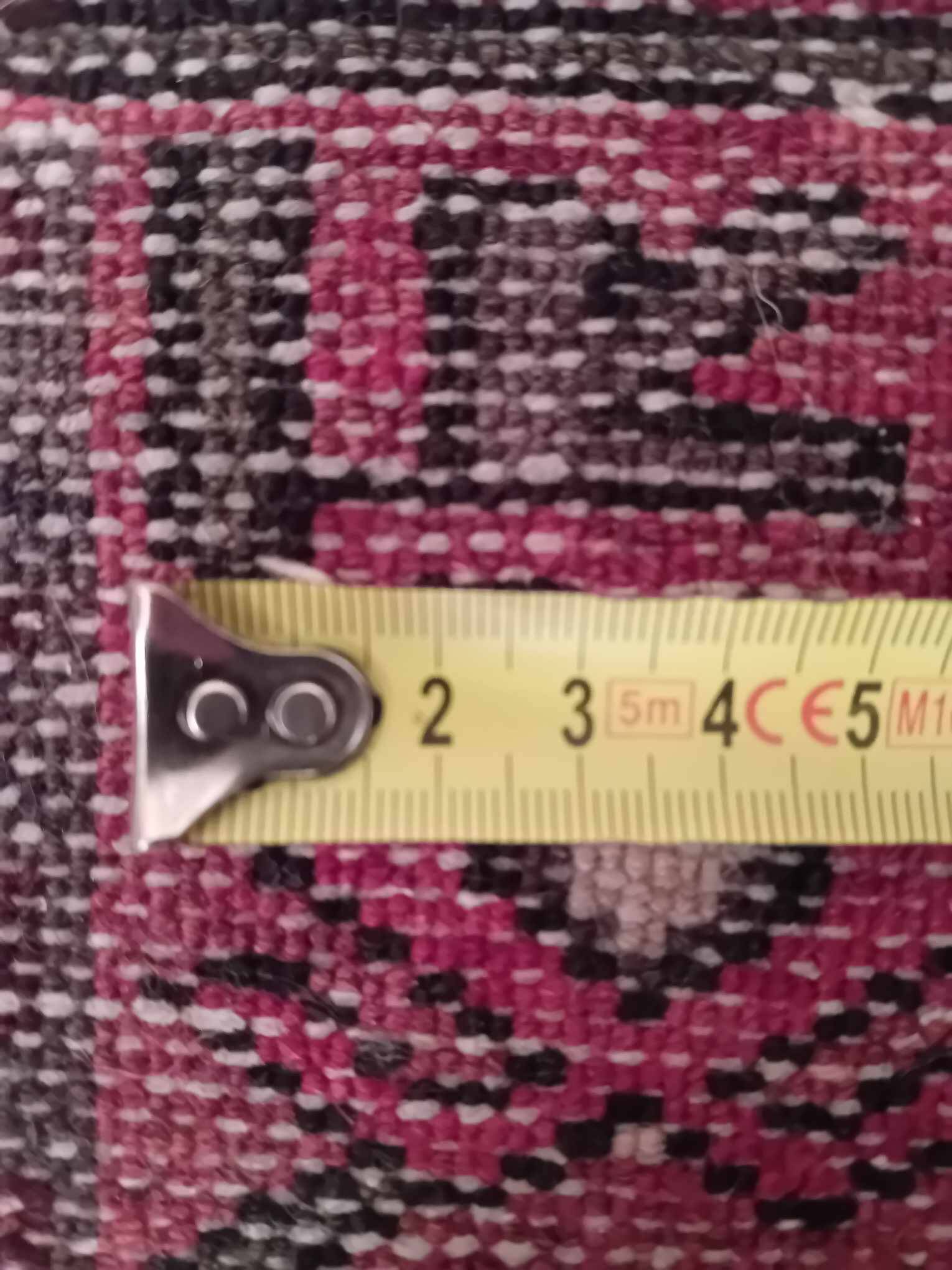 Handmade Persian Maslaghan rug 212x130cm