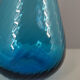 Blue blown glass vase from Venini