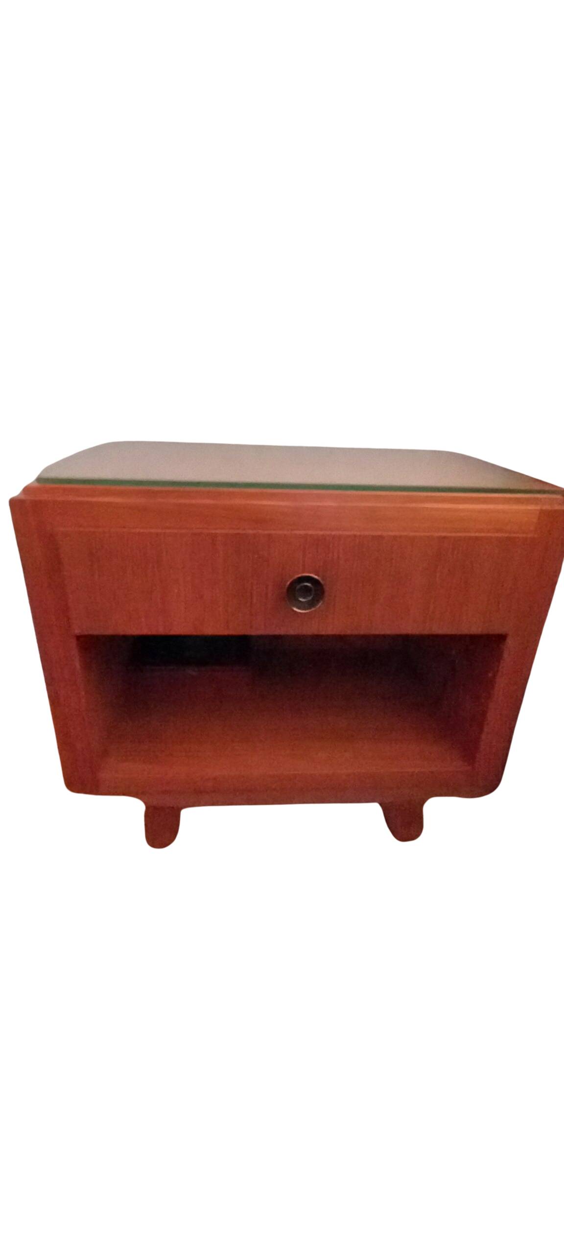 Rosewood bedside tables
