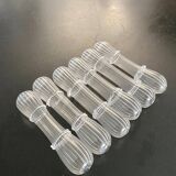 6 Venetian knife holders in blown glass