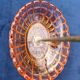 Porte brosse à dent accessoires bayel salle de bain rose ancien années 30 art dé