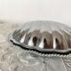 Beurrier coquillage en inox et verre