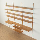 1960s wall shelf, Kai Kristiansen, FM Møbler