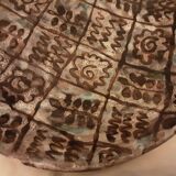 Ceramic dish signed lydia with flower patterns