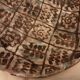 Ceramic dish signed lydia with flower patterns