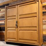 Large solid oak wardrobe - Guillerme & Chambron