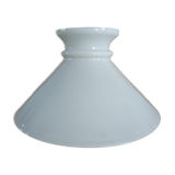 Ancient lampshade in white opaline