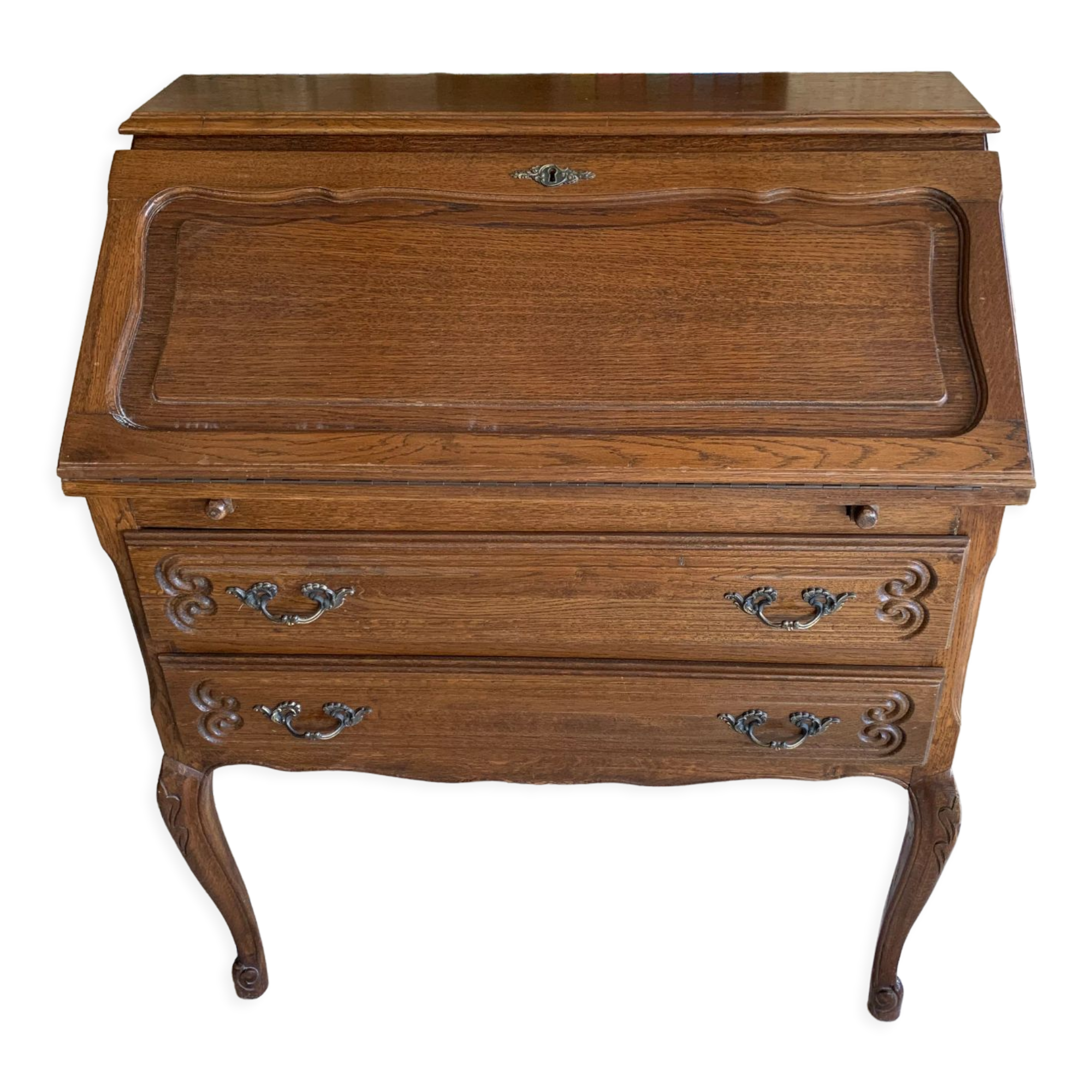 Secretory office writing solid wood carved charming