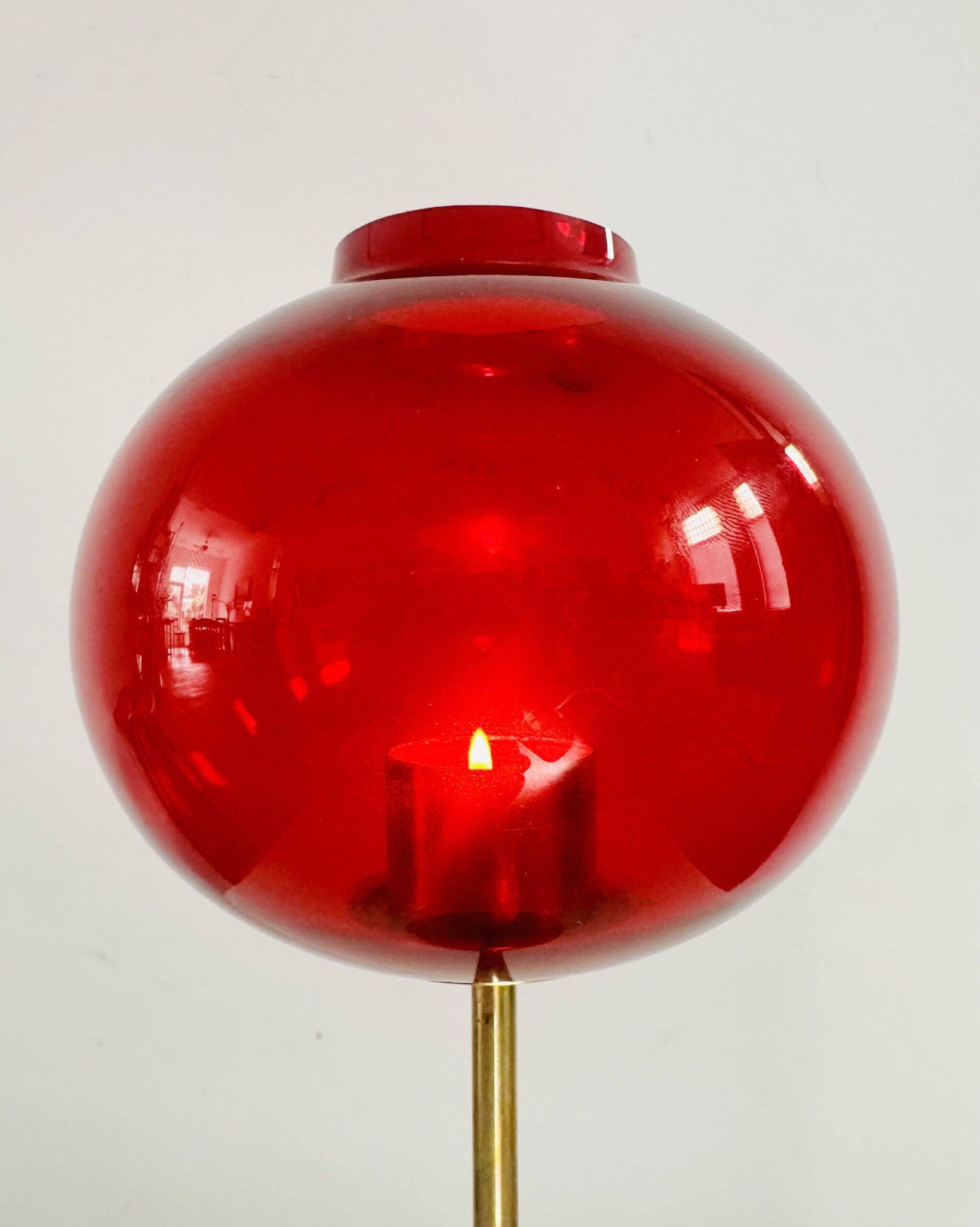 Model Nr135 Brass Candle Holder By Hans-Agne Jakobsson For Markaryd Ab, Sweden 1950S