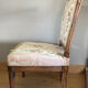 Low chair Louis XVI cherry pegged early nineteenth era