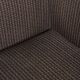 "Cubica" metal and fabric swivel armchair designed by Verzelloni
