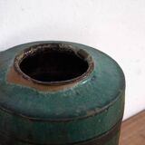 Large antique turquoise green vase (circa 1820) #37