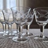 Small stemmed glasses