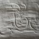 Old fine linen curtain, monogram "GH" (230x320)