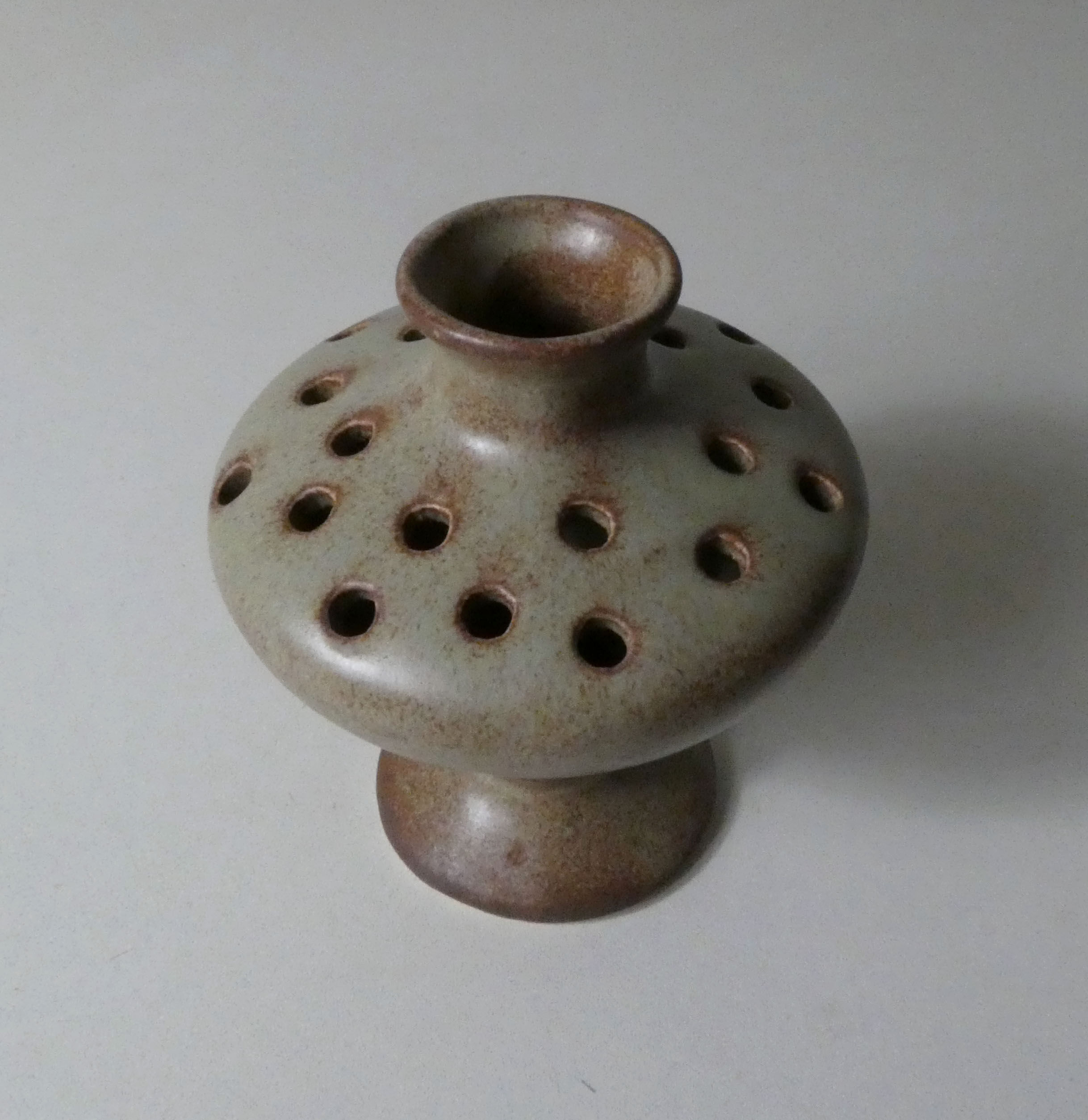 Sandstone vase vintage flowers