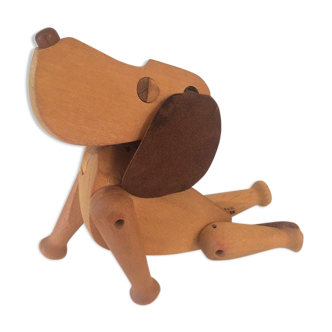 Wooden dog Oscar by Hans Bolling, 1953