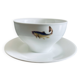 Vintage Winterling Bavaria porcelain cup with saucer