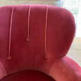 Pair of toadstool armchairs