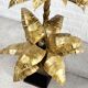 French Brass Palm Tree Floor or Side Lamp attributed to Maison Jansen, 1970's