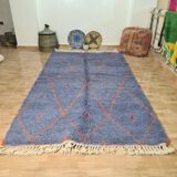 Tapis berbère en laine fait main 250 x 150 cm