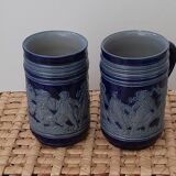 Alsatian beer mugs