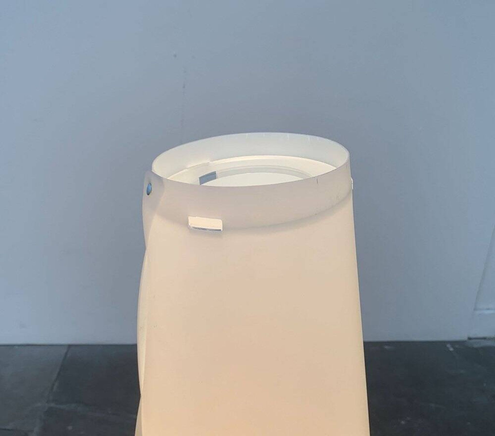 Italian postmodern cone floor lamp by Emporium