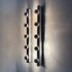 Set of 2 Targetti Sankey chrome wall lamps, 1970s