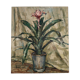 Pot flower - 1945 -oil - Japanese school by Shibata