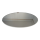 Miroir de table ovale biseauté