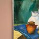 Original Swedish Oil On Panel – “Stilleben” By Helene Nilsson – Dated 1975 – Vintage & Framed – 48 × 40 Cm (18.9" × 15.7")