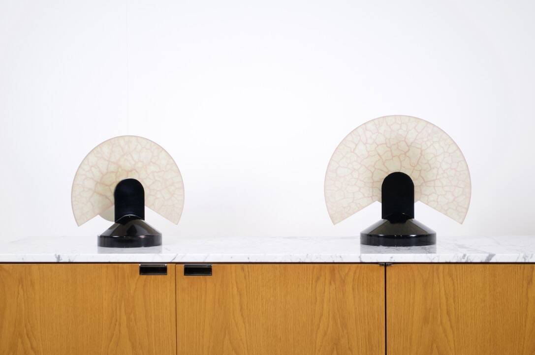 3 lampes italiennes modulables Murano années 80