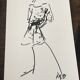 Christian Dior fashion illustration, spring summer collection 1987