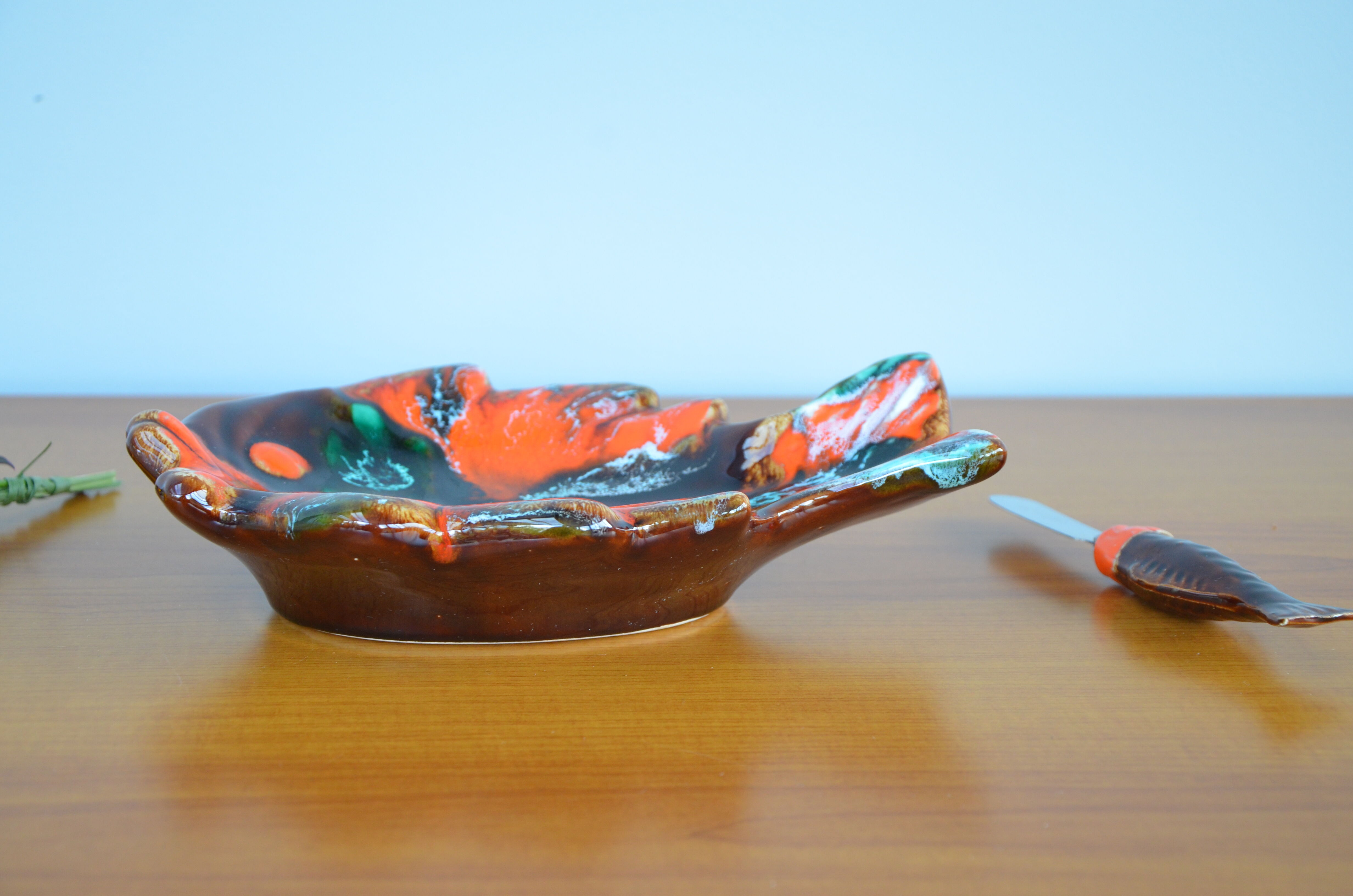 Vallauris style butter dish