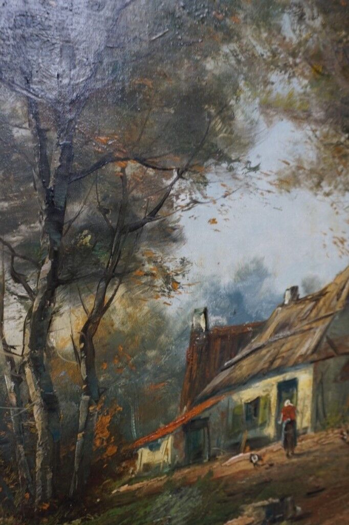 Painting "Flemish Landscape."
