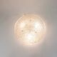 Round textured glass ceiling light J. T. Kalmar mid-century, Austria, 1960s